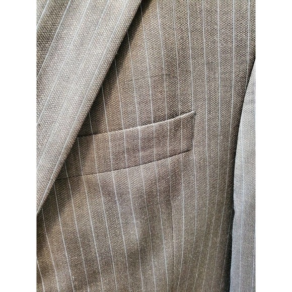 Jack Victor Men's Brown 100% Wool Single Breasted Two Buttons Fitted Blazer 40 R - Picture 4 of 11